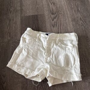 American Eagle Outfitters White Jean Shorts